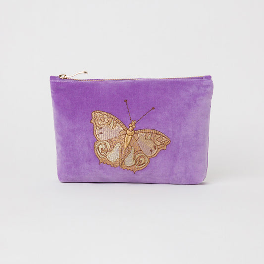 Butterfly Velvet Mini Pouch