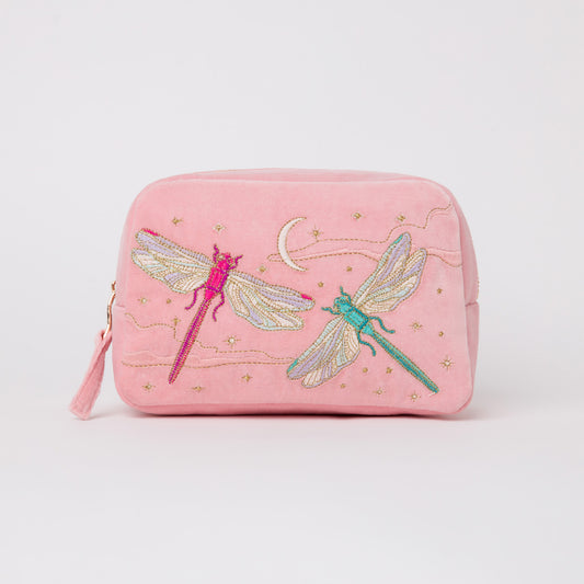 Dragonfly Moon Cosmetic Bag