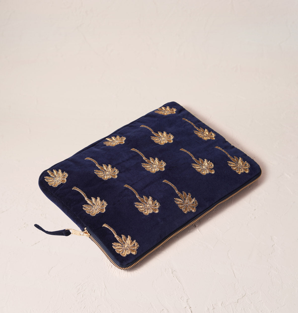 Gold Palm Laptop Case Small